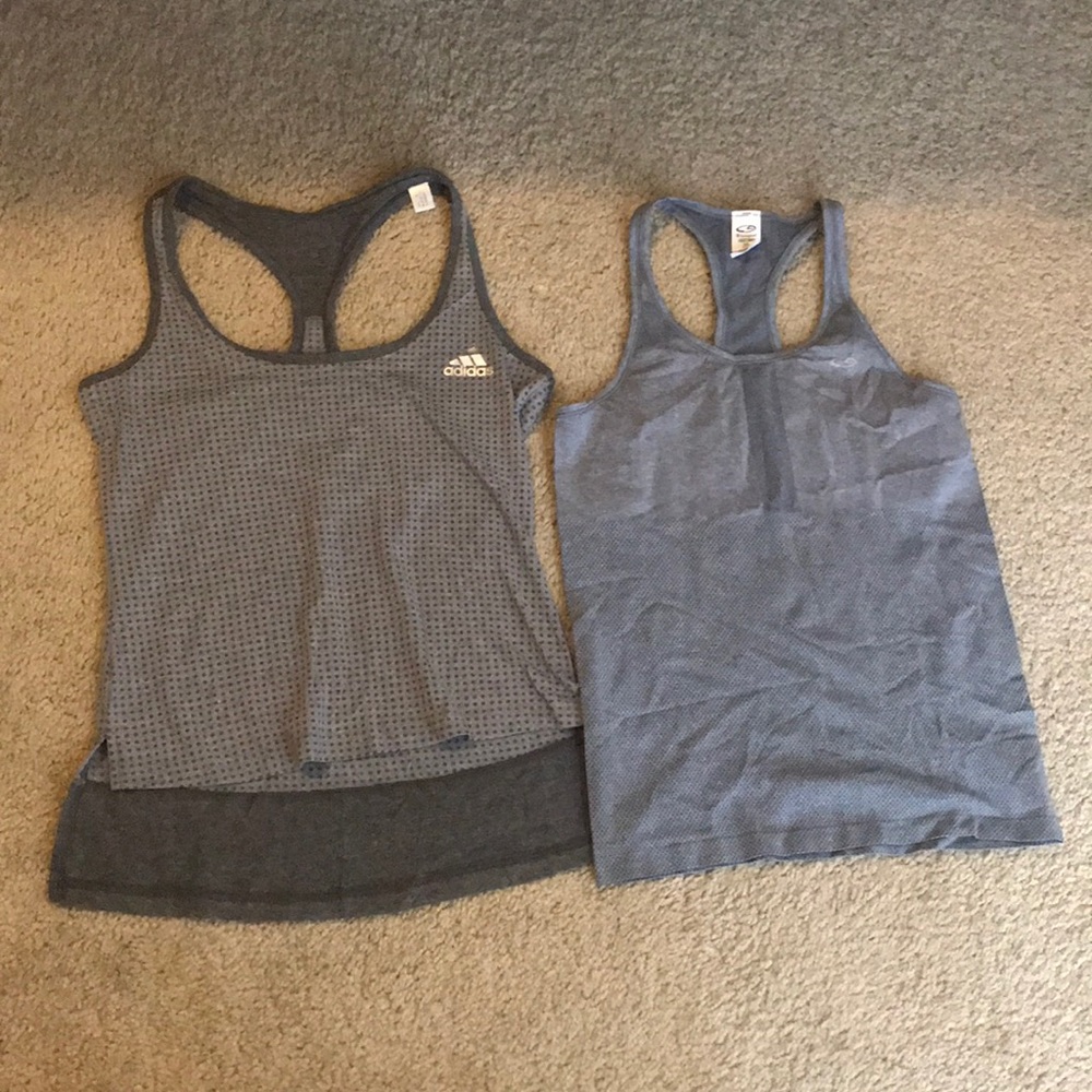 Adidas and champion workout tanks